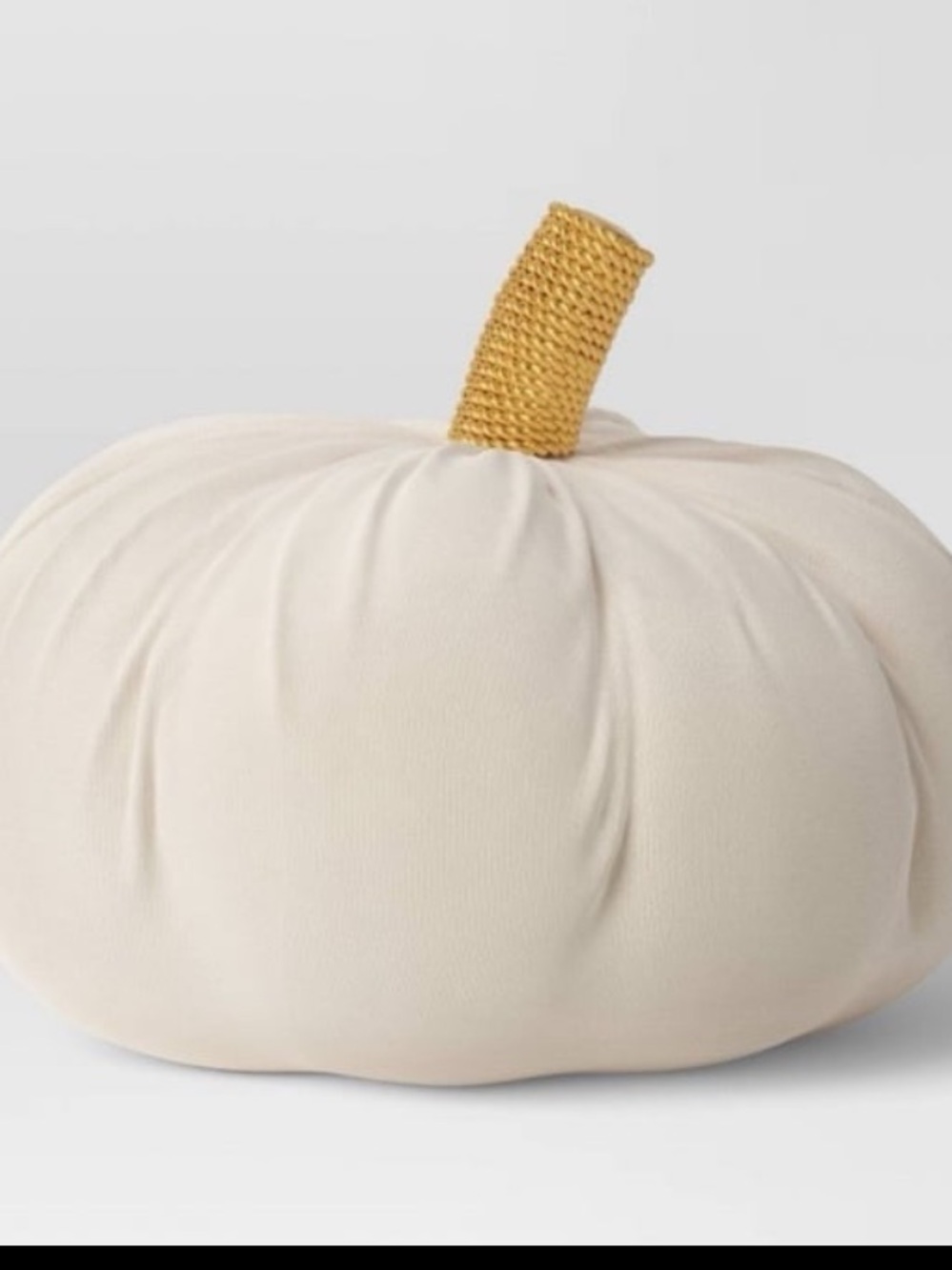 THRESHOLD NEW Halloween Novelty Plush Throw Pillow -cream